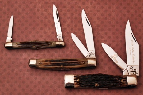 Three Queen Bone Knives