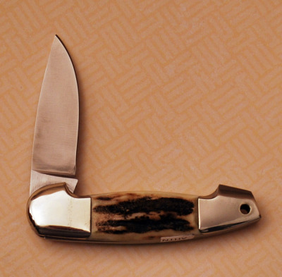 Jimmy Lile Stag handled Folder. No dot. - 2