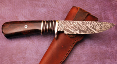 Charles Stout Mastersmith Damascus Hunter - 2