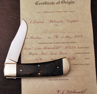 W. J. McDonald 1 blade Trapper - 2