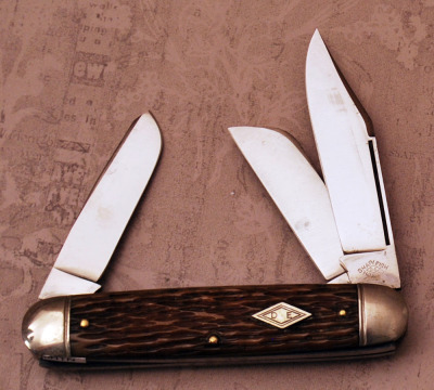 Shapleigh 3-Blade Peachseed bone Cattleman