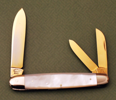 Fight'n Rooster Gold plated Anglo Saxon whittler - 2