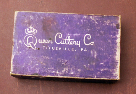 Vintage Queen Cutlery Co Knife Box