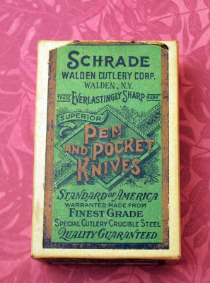 Schrade Walden Cutlery Corp Vintage Knife Box