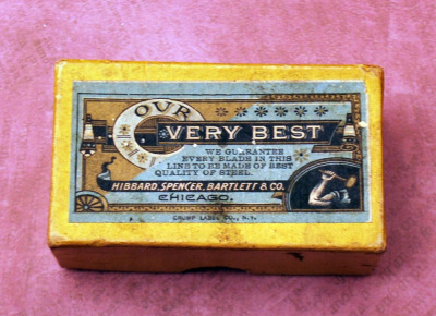 Hibbard Spencer Bartlett & Co. OVB Vintage Knife Box