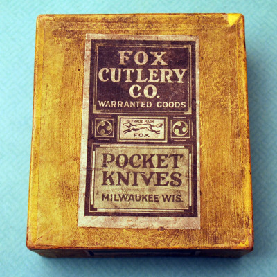 Fox Cutlery Co Vintage Knife Box