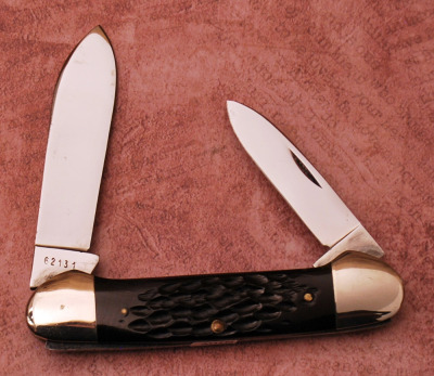 Shaw-Leibowitz Engraved Case Canoe - 2