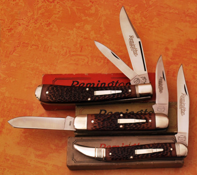 Three Remington Bullet Knives