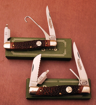 Pair of Remington Early delrin Knives