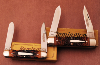 Two Remington Bullet Muskrats Repos