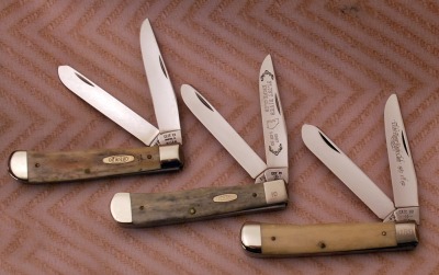 Three Case smooth bone Trappers - 2