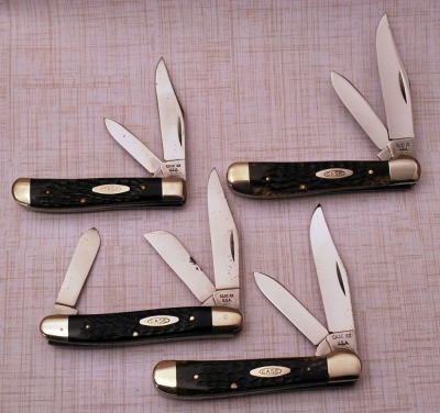 Four Case 70's Knives