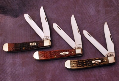 Trio of Case Bone Trappers