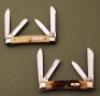 Pair of Case Congress bone 4-blades - 2