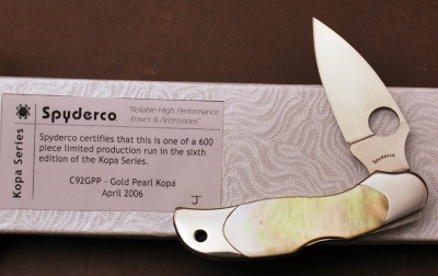 Spyderco Kopa Series Sixth Edition