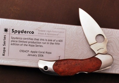 Spyderco Kopa Series Fifth Edition