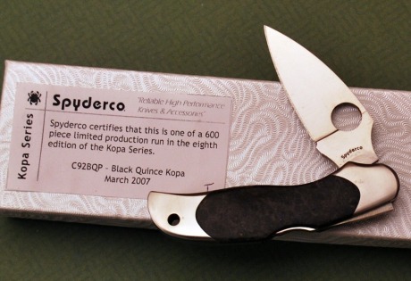 Spyderco Kopa Series Eighth Edition