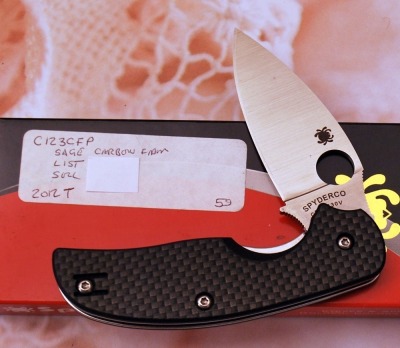 Spyderco Sage Carbon Fiber