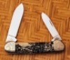 White Bone Case Laser Engraved deer - 2