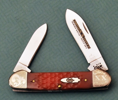 Case Series XXVII Engraved Mint Set Canoe