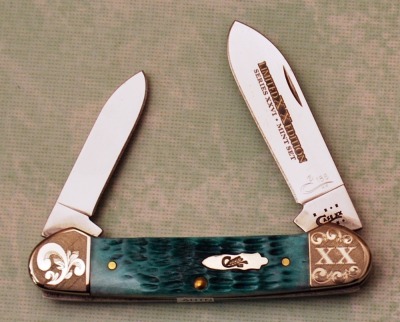 Case Series XXVI Engraved Mint Set Canoe