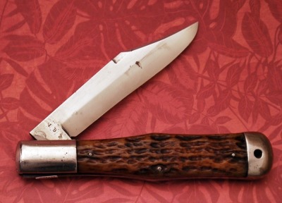 E.C. Simmons bone Coke Bottle Folding Hunter - 2