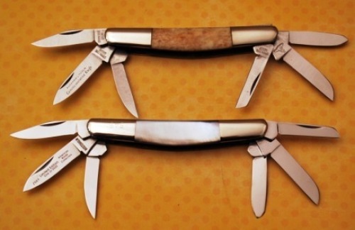 Pearl and Bone 6-blade Congress knives