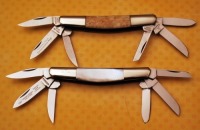 Pearl and Bone 6-blade Congress knives