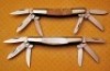 Pearl and Bone 6-blade Congress knives