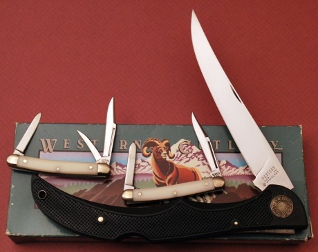 Three Western USA knives