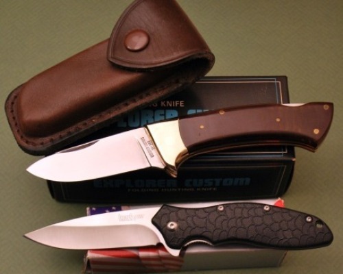 Edge Mark Explorer and Kershaw Scallion