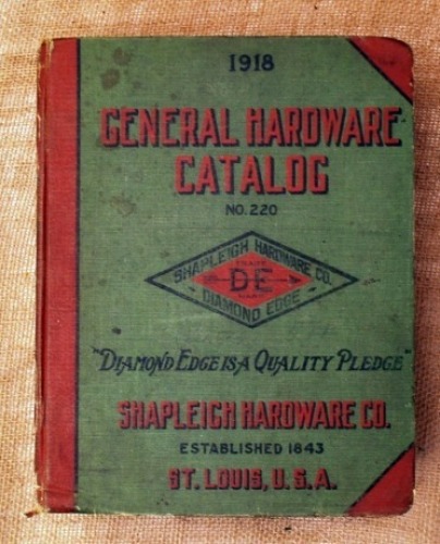 1918 Shapleigh General Hardware Catalog