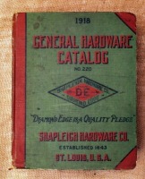 1918 Shapleigh General Hardware Catalog
