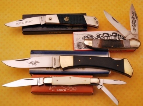 Two Lockbacks, a Whittler and a Jack