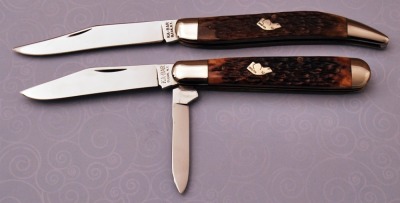 Two Kabar bone dogsheads - 2