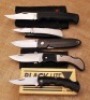 5 Folders: Kershaw, Buck, 3 more