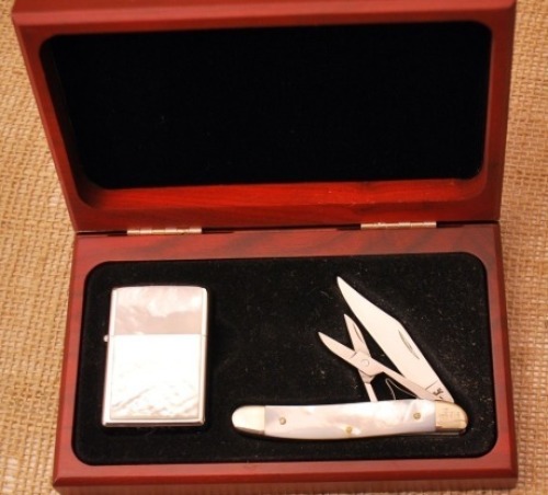 Case Mother of Pearl Set