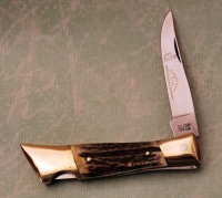 Col. Coon Stag lockback