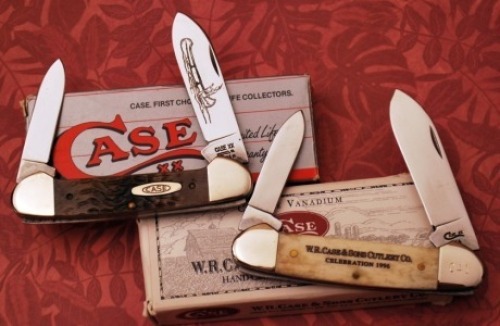 Pair of Case Short Run Canoes