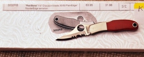 Spyderco Spyderkey Hummingbird Red bone