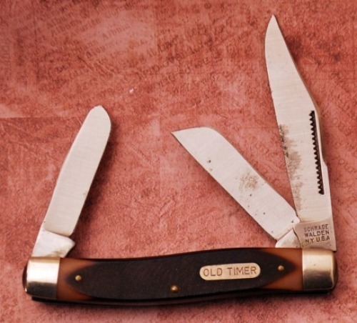 Schrade Walden NY USA Old Timer
