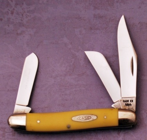 Case Yellow Handle Stockman