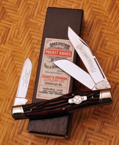 Schatt & Morgan Bone Reverse Gunstock