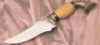Engraved Beaver Scrimmed Micarta Hunter - 2