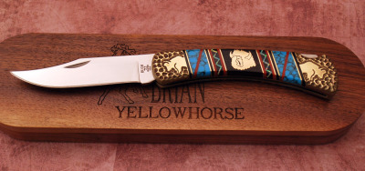 Buck/Brian Yellowhorse 110 Folding Hunter