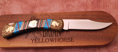 Buck/Brian Yellowhorse 110 Folding Hunter - 2