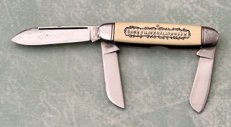 Etched Keen Kutter Kattle Knife