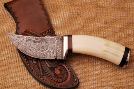 Rad Hawkins Warthog tusk Damascus Hunter