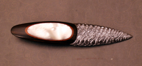 Pearl handled flint knapped Blade