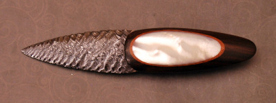 Pearl handled flint knapped Blade - 2